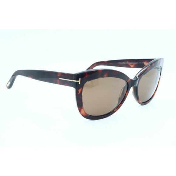 Tom Ford Alistair TF 524 54H Butterfly Tortoise Sunglasses Brown Polarized (B) main image 4